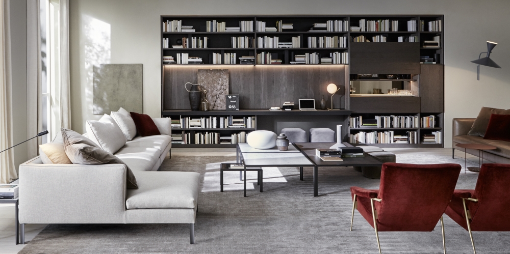 Molteni 505: a contemporary library